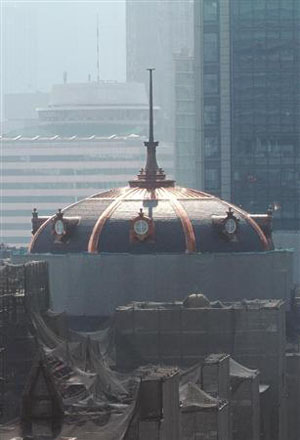 东京火车站改修完成的八角形屋顶-日本新闻_日