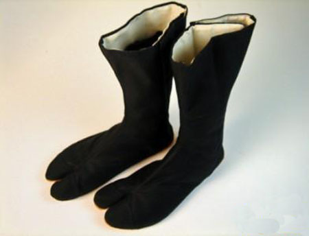 富有日本特色的另类人字拖 足袋-日本文化_日