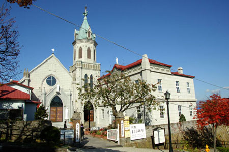 日本唯一的祭坛所在地 函馆元町教堂-北海道_