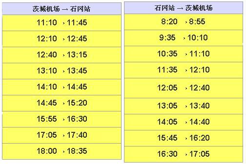 与JR石岗站的机场巴士信息-关东地区_东京都