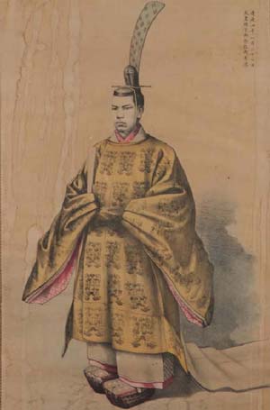 日本天皇朝服是什么样子的?