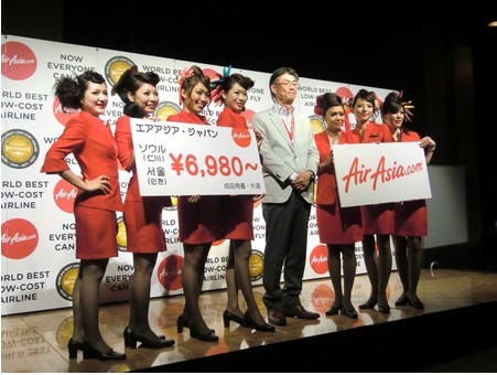 廉价航空亚航日本开通成田-首尔航线-日本交通