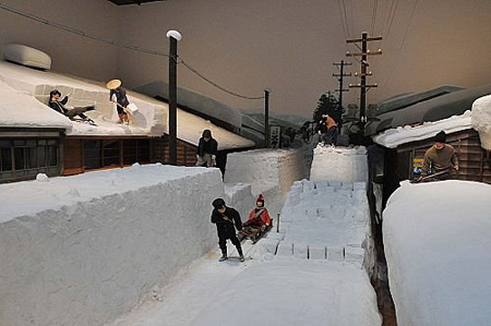 新泻博物馆看雪国风情画-日本旅游_日本酒店_