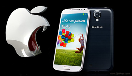 苹果VS三星专利大战 纠缠不清的三年-日本经济