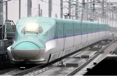 日本北海道新干线日前举行首次试运行