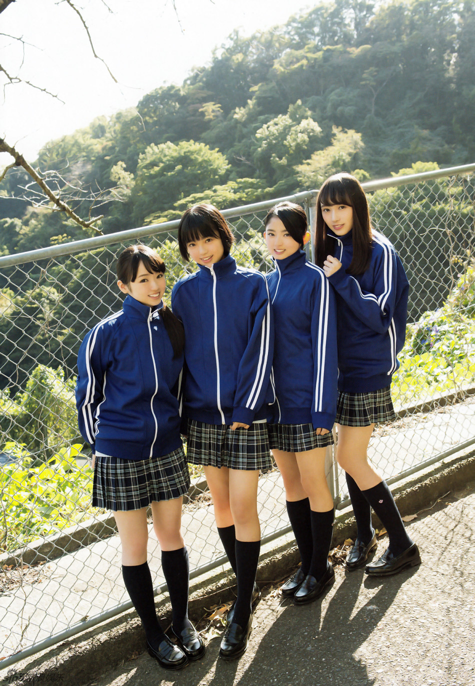 日本偶像组合欅坂46写真妹子清纯水嫩