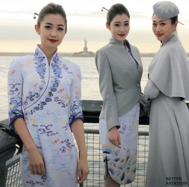 海南航空新制服被日本网友盛赞:中国风太美了!
