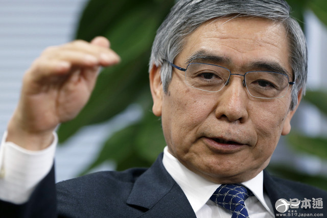 日央行行长称日本稳步迈向2%通胀目标