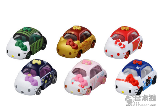 日本推HELLO KITTY和风玩具车期待华人春节爆买