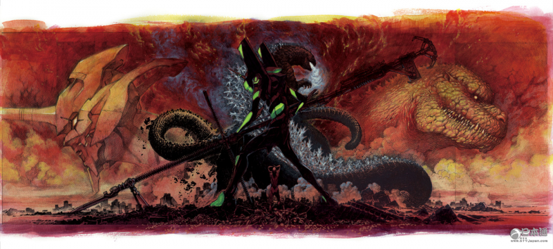 愚人节?剧场版《哥斯拉VS新世纪福音战士》情报公开 愚人节?剧场版《哥斯拉VS新世纪福音战士》情报公开