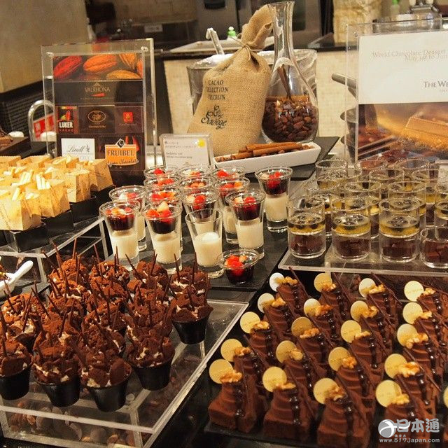 东京威斯汀酒店举行“世界巧克力甜点自助餐”