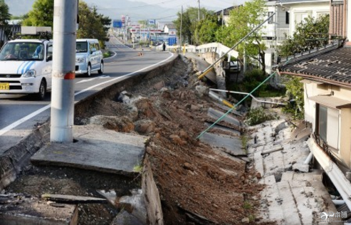 日本熊本县发生强震 当地大型工厂陆续停工