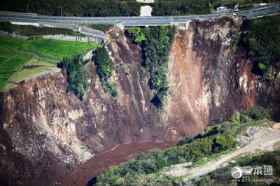 由于地震影响阿苏山附近发生57起泥石流灾害