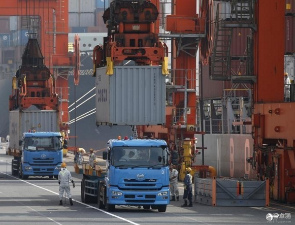 日本连续三个月出现贸易顺差
