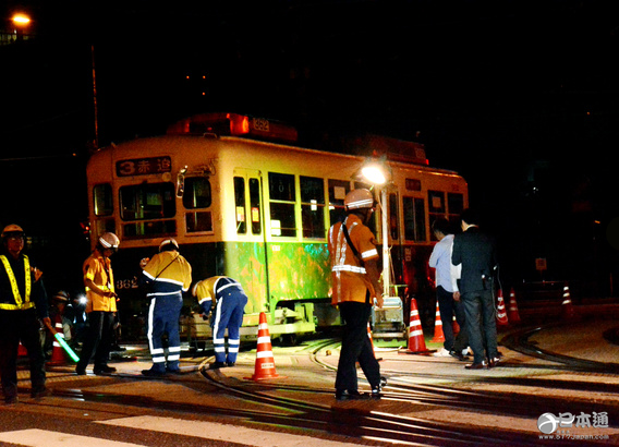 长崎市电车脱轨 去年已发生过同样事故