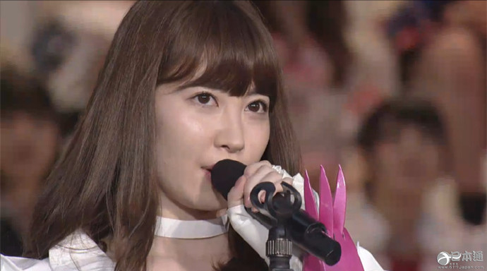 AKB48小嶋阳菜总选举开票现场正式宣布毕业