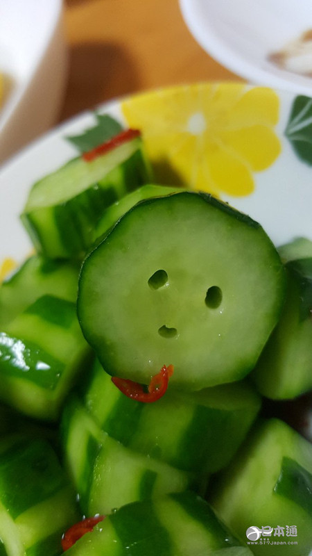 有趣的蔬菜切面！黄瓜表示自己很忧伤