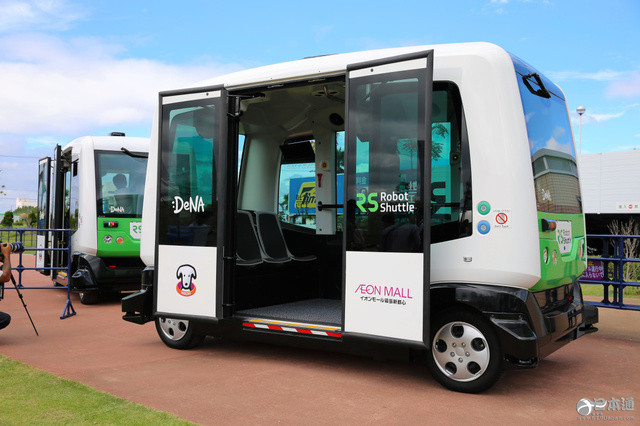 DeNA在千叶市开始无人驾驶巴士的试乘会-日本