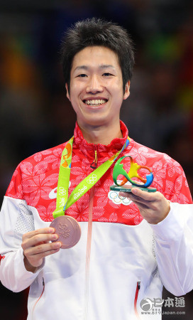 水谷隼力克萨姆索诺夫 为日本首夺奥运单打奖牌