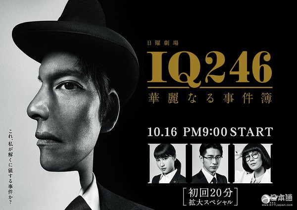 织田裕二新剧《IQ246》开播 首集收视迎开门红
