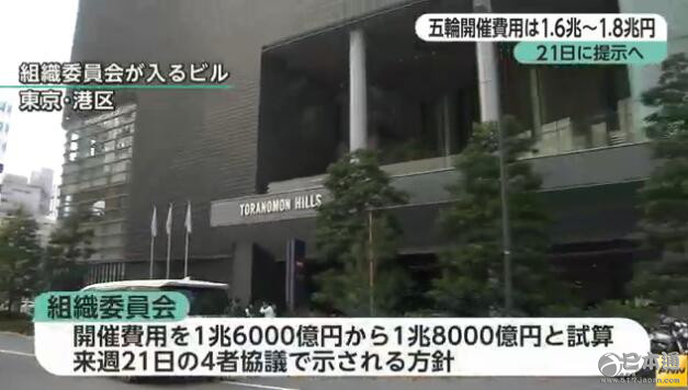 东京奥运总预算最新估算额为1.6～1.8万亿日元