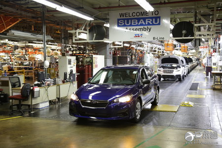 富士重工去年11月全球汽车产量创同期新高
