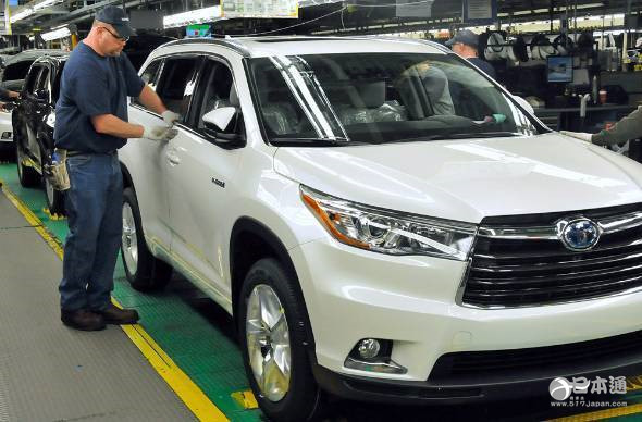丰田汽车将在美工厂投资约6亿美元 新雇用约400人