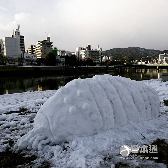 大雪袭击日本，堆个雪人平定下心情