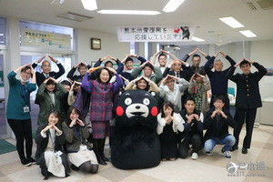 熊本熊来到长崎！感谢支援熊本地震的志愿者