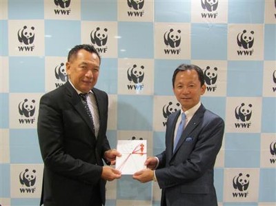 日本FCG集团向日本世界自然基金会（WWF）捐款