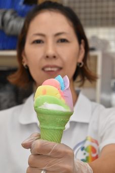 日本人气冰淇淋“彩虹冰淇淋”成功注册商标