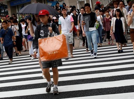 日本7月份的全国消费者物价指数同期增长0.8%