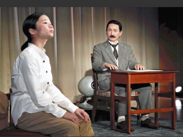 “人工智能的夏目漱石”首次与女演员同台上演出