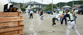 日本县南地方9个市町村依次举办综合防灾训练