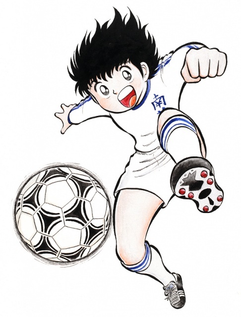 为全球足球少年喜爱的《足球小将》漫画100卷达成！