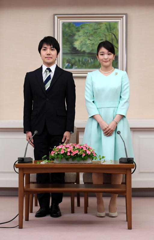 真子公主与小室先生的纳彩仪式将调整至2018年3月