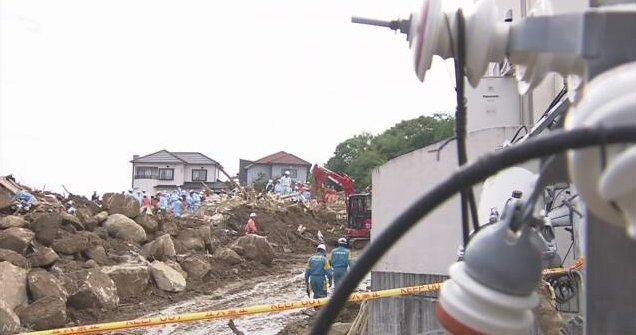 日本广岛县熊野町 扩大灾害搜救范围刻不容缓