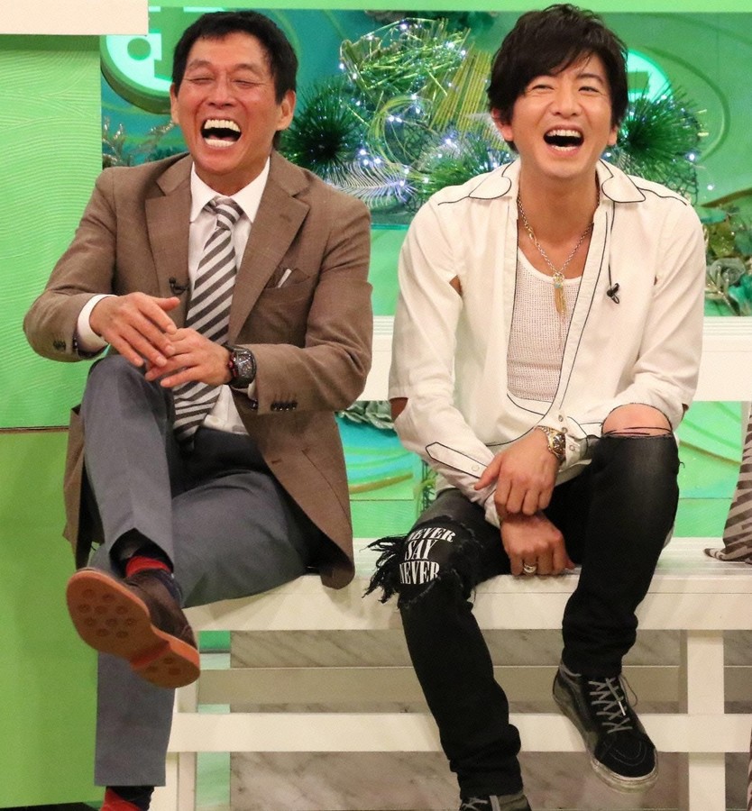 日本艺人木村拓哉首次出演明石家主持的综艺节目《是真的吗！？》