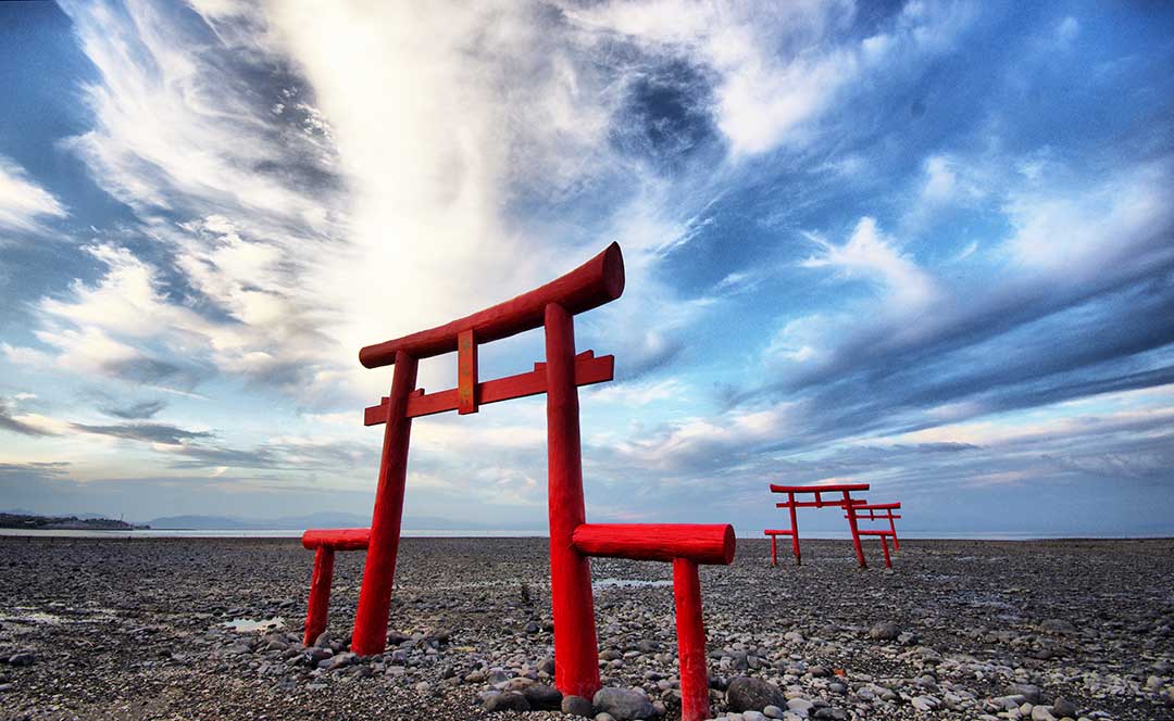 照片发Instagram一定会好看！日本九州的海中鸟居