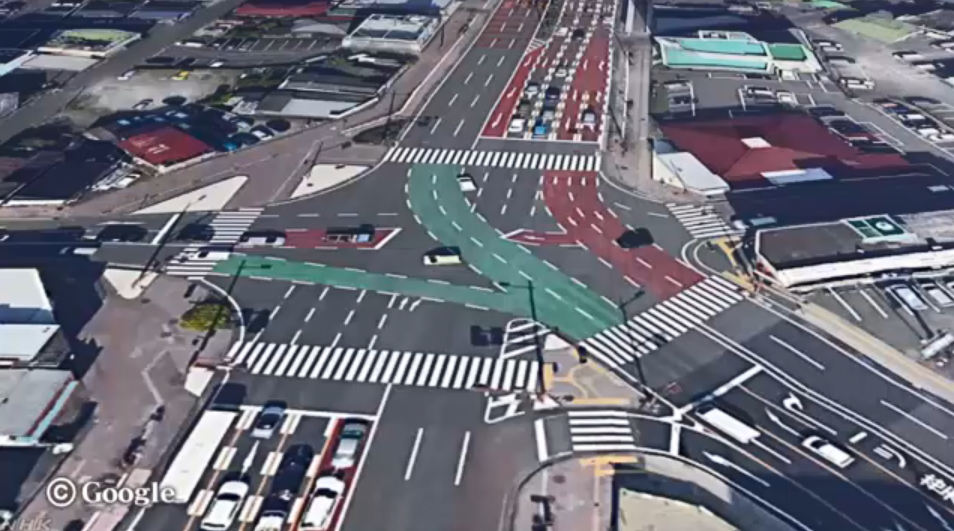 宫崎市江平五岔路——“日本最危险的十字路口”