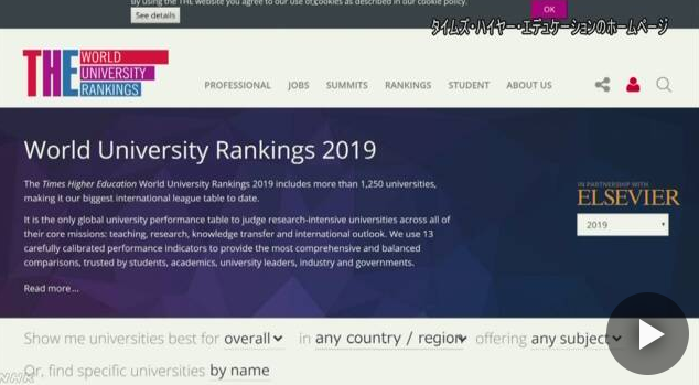 世界大学排行榜发布 中国大学首次位居亚洲首位