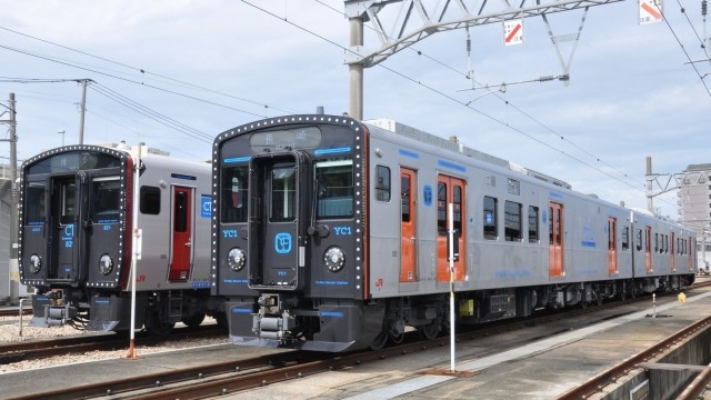 日本JR九州公司开发的搭载蓄电池的混合动力型火车在地方铁路线试运行