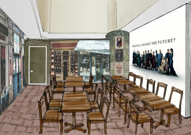 日本福冈博多开设期间限定哈利波特主题咖啡厅