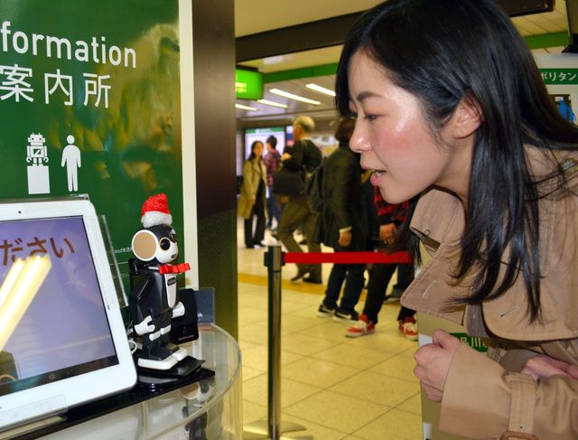 日本JR车站引进AI机器人 欲在东京奥运中正式投入使用