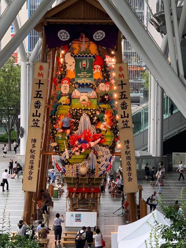 九州博多祇园山笠祭进行时