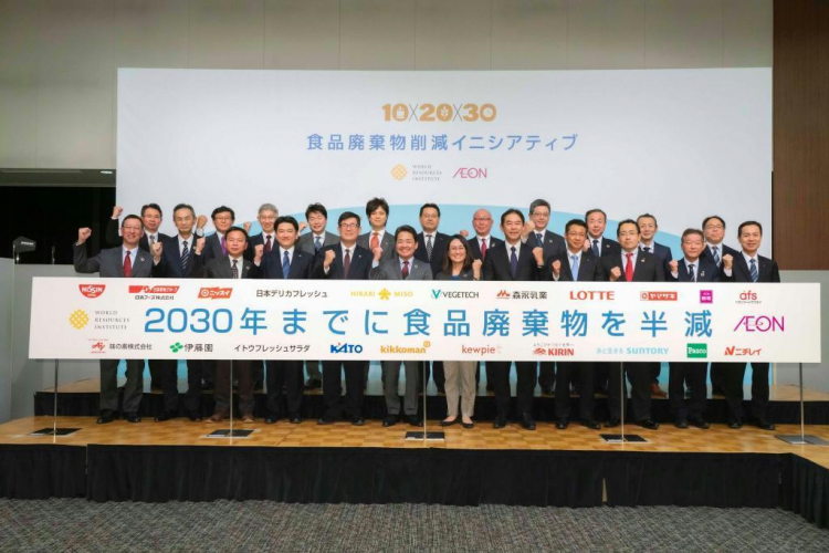 永旺与日本国内21家食品厂商合作 致力于削减食品浪费