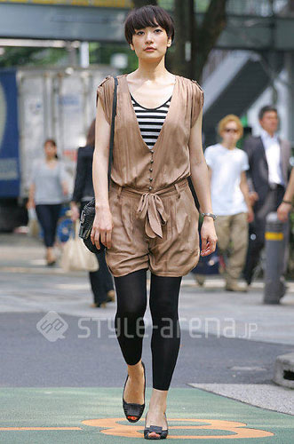 夏日时尚风——东京清凉街拍