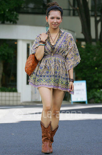 夏日时尚风——东京清凉街拍