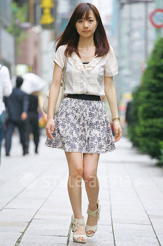 夏日时尚风——东京清凉街拍
