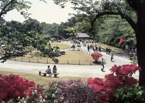 久保田城的旧址 千秋公园